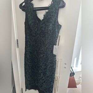 Eliza J Green Lace Dress